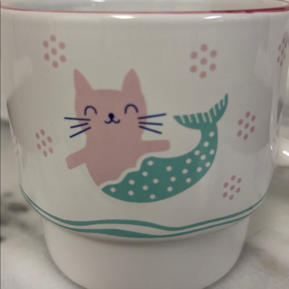 Cute Cat Mermaid Mug - Picture 2 of 12
